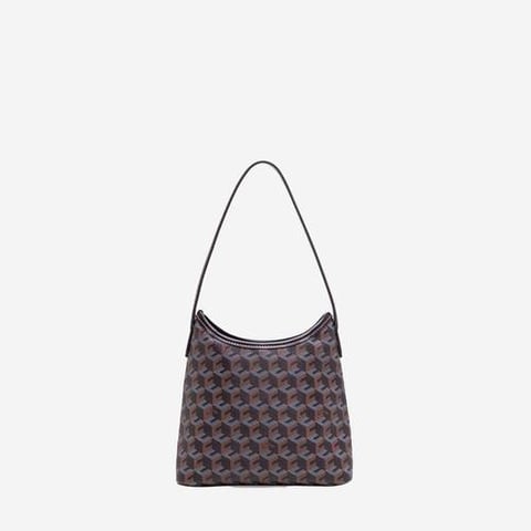 Christy Ng Alesso Mini Hobo Bag Chestnut Brown