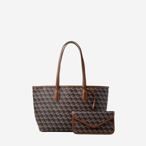 Christy Ng Russo Medium Tote Bag Walnut Brown
