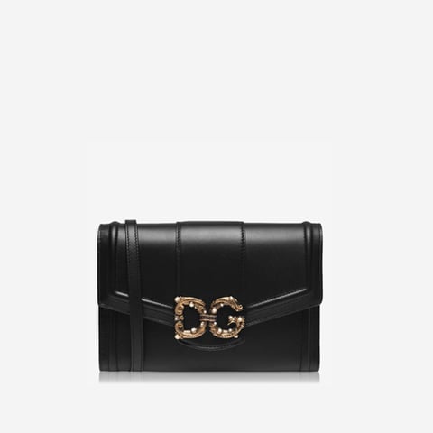 Dolce and Gabbana Studded 2WAY Crossbody Bag