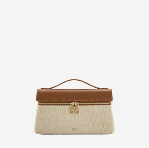 JW PEI Thea Top Handle Bag - Brown Canvas