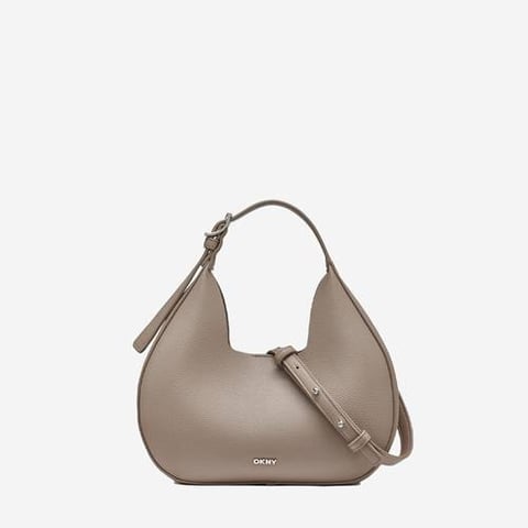 Dkny camila small hobo crossbody Mink