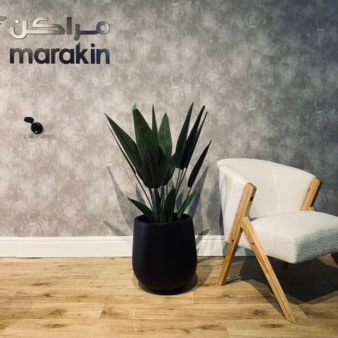 مركن اسطواني GRC لون اسود