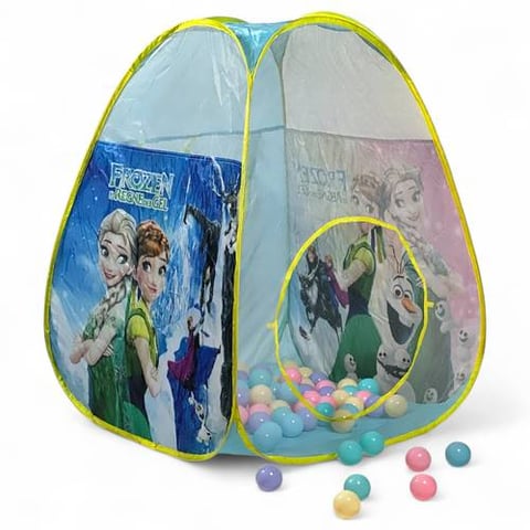 Frozen-Themed Kids’ Play Tent – children’s tent with balls and magical Frozen design