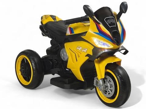 Electric Ride-On Motorcycle with Sporty Design – 12V Battery Powered Kids Bike with Sound & Light Effects