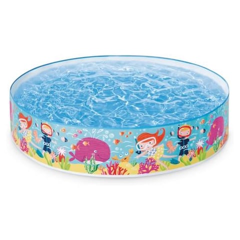 Round ready-to-use pool for kids without inflation – summer pool in various sizes