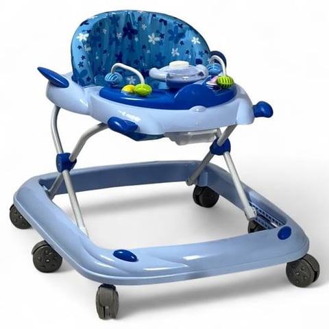 Baby walker with car steering wheel design and toys – baby walker for kids
