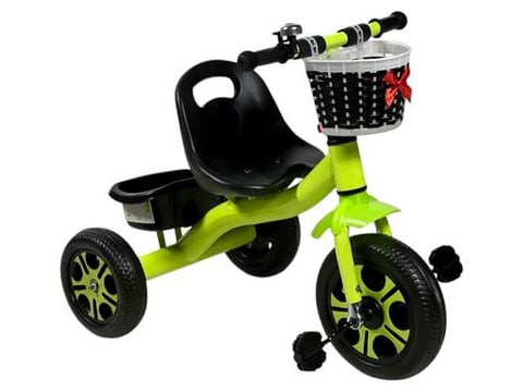 3-wheel bike for kids – tricycle with unique dual-basket design