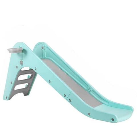 Plastic Slide for Kids – Children’s Slide with Side Basketball Hoop
