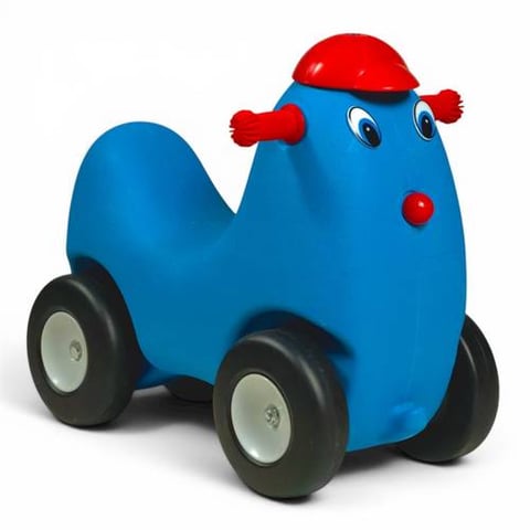 Cartoon-Themed Kids Push Car with Wide Wheels and Comfortable Handles
