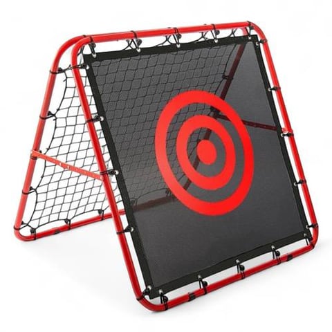 Football rebound goal – soccer training net with strong steel frame