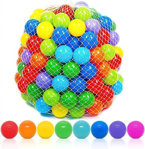 Bag of 50–100 Colorful Balls for Kids – Small Multicolored Play Balls for Children