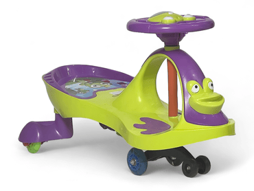 Amazing frog-design children's car, medium size, available in multiple colors