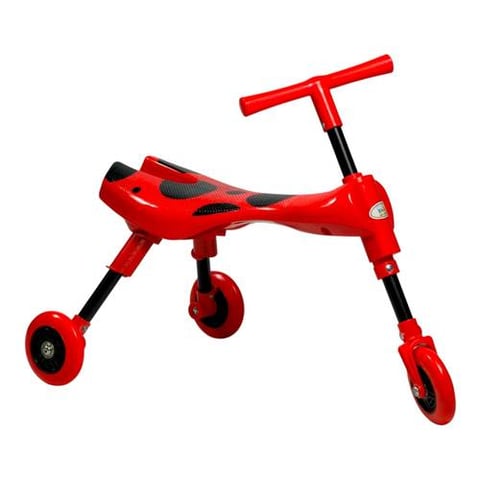 Foldable Kids Manual Scooter with Cartoon Insect Design – Bee and Ladybug Styles with Colorful Wheels