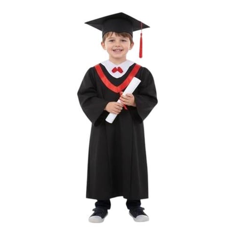 Graduation Outfit for Kids - Complete Kids Graduation Costume with Cap
