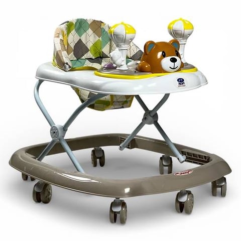 Bear-Design Baby Walker – Foldable Baby Walker with Toys