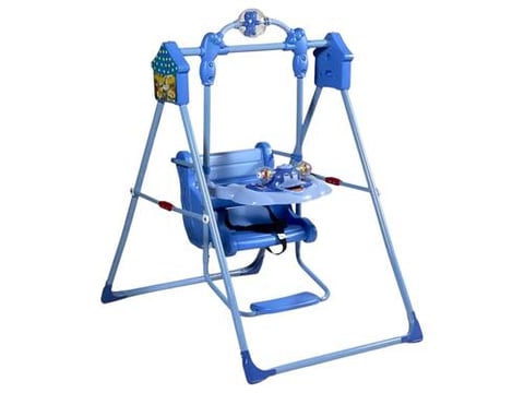 Foldable Kids Swing with Unique Duck Design – Swing with Safety Belt