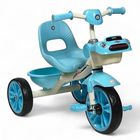 Kids 3-Wheel Tricycle – Car-Style Children’s Bike with Basket Design