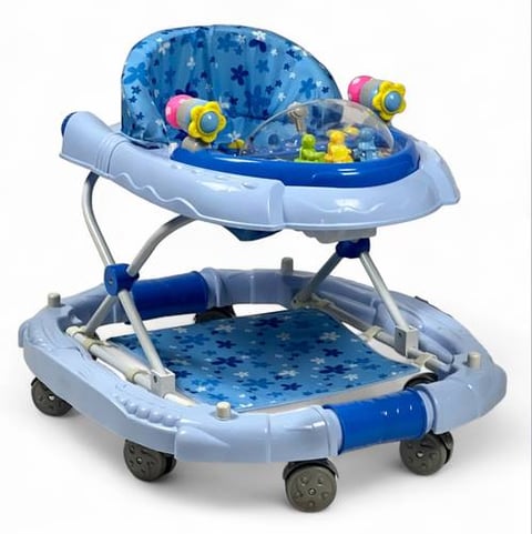 2-in-1 baby walker and rocker chair – newborn walker with toys and music