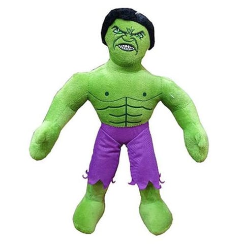 Superhero Plush Toy (Hulk) for Kids, featuring a disti