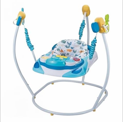 Baby Bouncer with Car Design - Kids Jumper Seat with Music