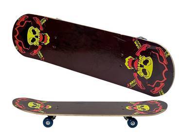 Wooden skateboard for children (skateboard) large size