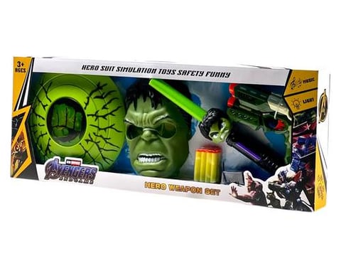Superheroes Playset - Superhero Masks (Hulk)
