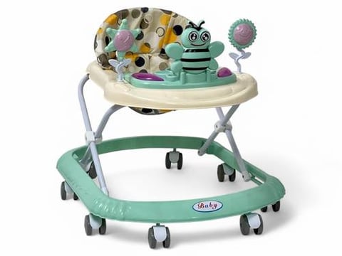 Baby Walker with Effects and Toys – Adjustable Heights, Foldable Design