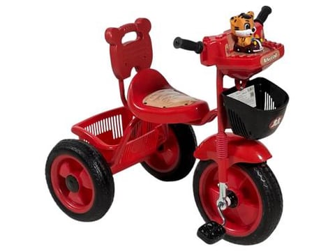 Three-wheeled plastic tricycle – triple-wheel bike with effects