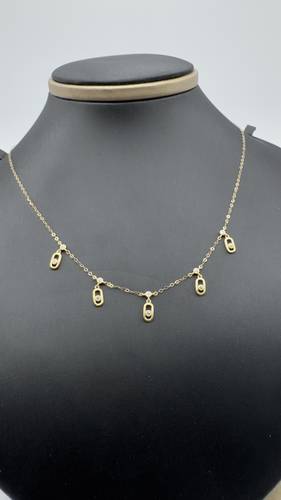 عقد ميسيكا عيار 18k