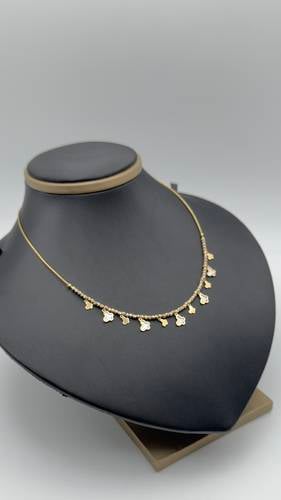 عقد ايطالي ناعم عيار 18k
