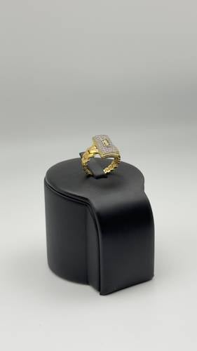 خاتم موناكو عيار 18k