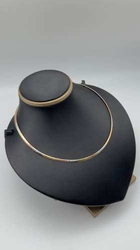 عقد  ايطالي ملون عيار 18k