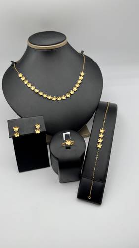 طقم ناعم ذهب صافي عيار 21k