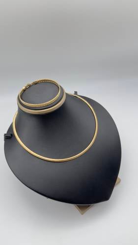 عقد واسوره ايطالي عيار 18k