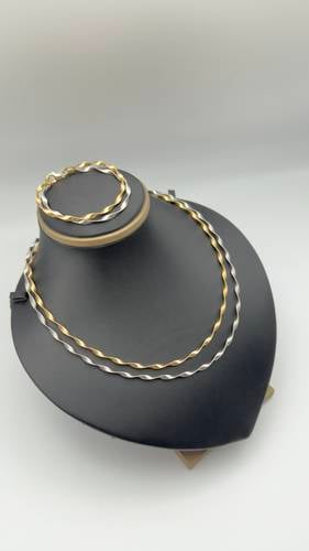 عقد واسوره ايطالي عيار 18k