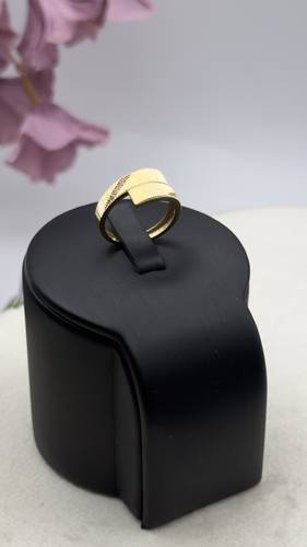 خاتم ايطالي ناعم عيار 18k