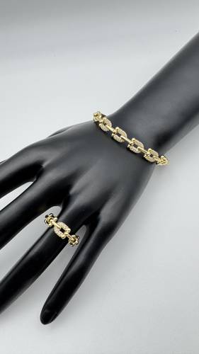 اسوره وخاتم تيفاني عيار 18k