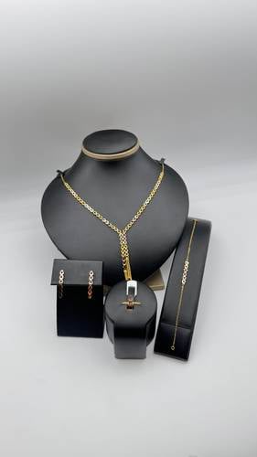 طقم ناعم ذهب صافي عيار 21k