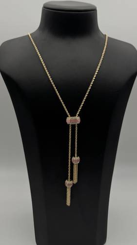 عقد فرزاتشي عيار 18k