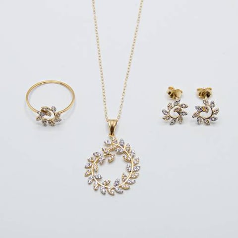 gold half set 18k