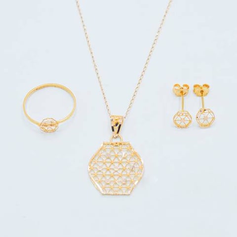 Gold half set 21k