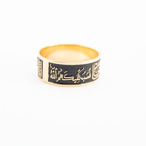 customized engagement ring 21k, gold