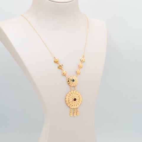 Long necklace 21k, gold