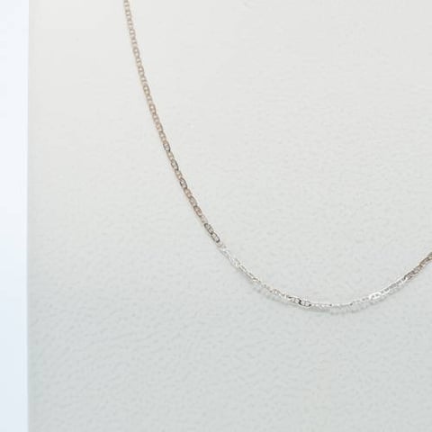 White gold necklace ,18k