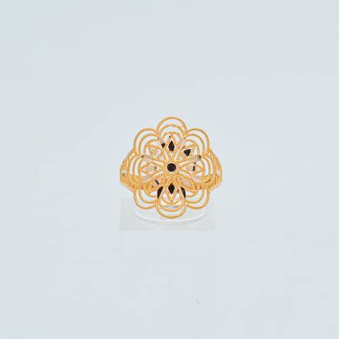 Gold earrings 21k
