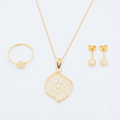 Gold half set 21k