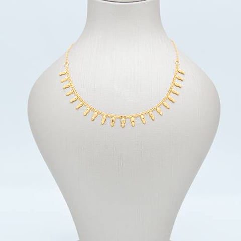 Jasmine necklace 21k , gold 