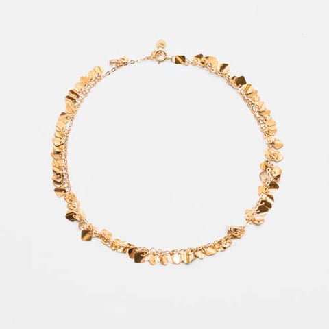 Gold anklet 21k 