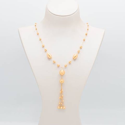 Long necklace 21k, gold 