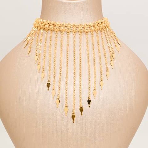 Gold Chocker21 k 